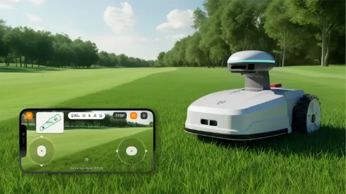 FR4000 vid en golfbanan, klarar stora ytor
