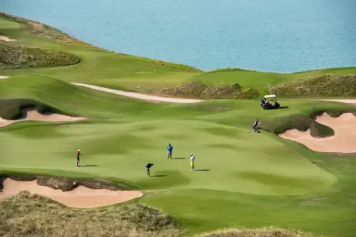 Seaside golf course