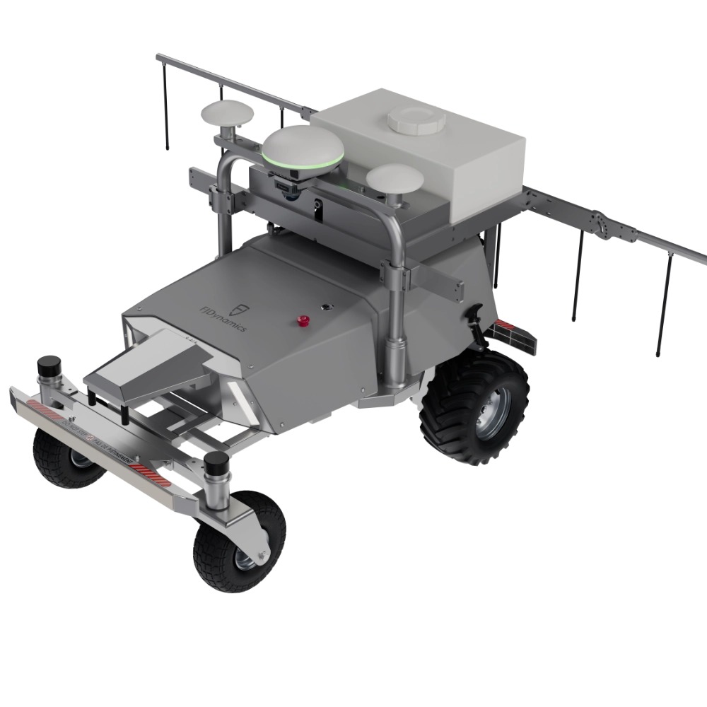 XBot low-canopy spraying attachment