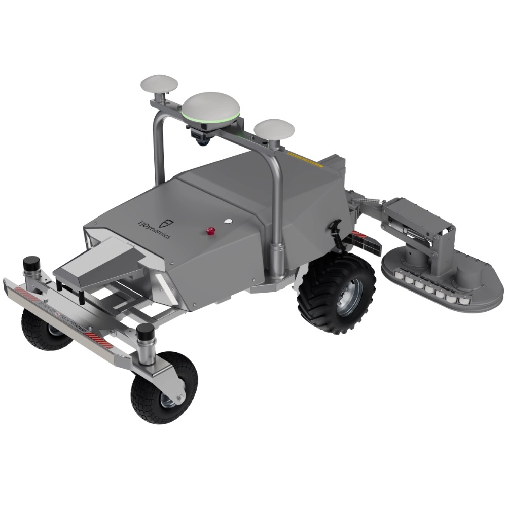XBot rear-offset mowing attachment