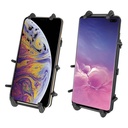 RAM Quick-Grip XL Phone Mount U-Bolt Base - RAM-B-149Z-A-PD4U mounted on bar
