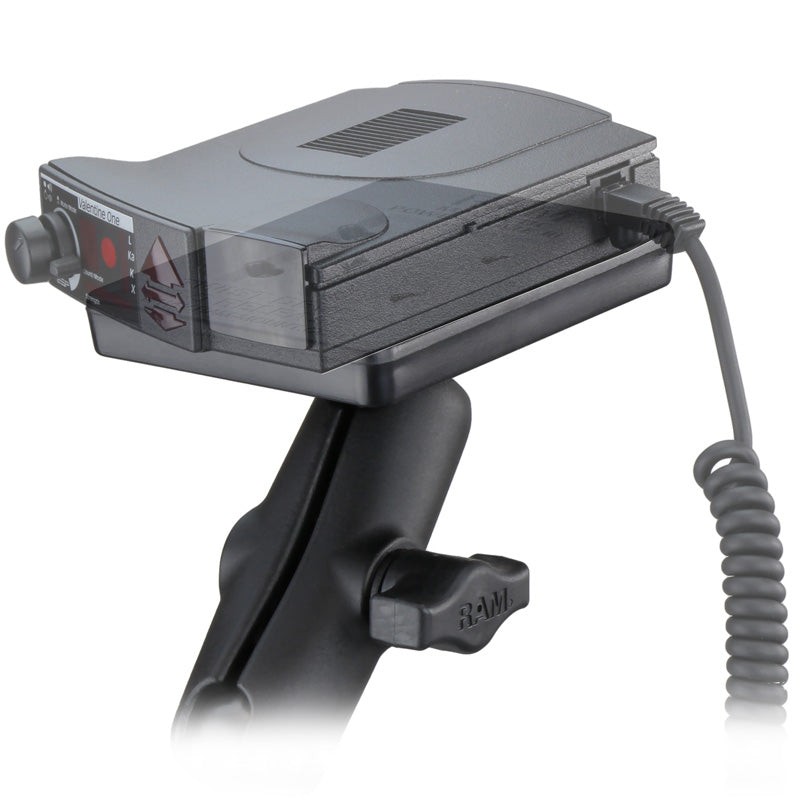 RAM Power Plate III Radar Detector Mount - RAM-B-149Z-300-1U angle