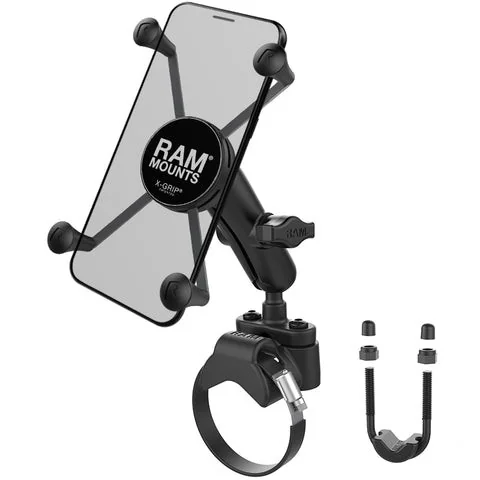 RAM X-Grip Large Phone Mount with ATV/UTV Rail Base