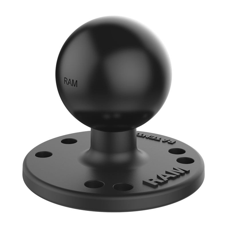 [RAM-202U] RAM Rund Bottenplatta med Kula - C-storlek