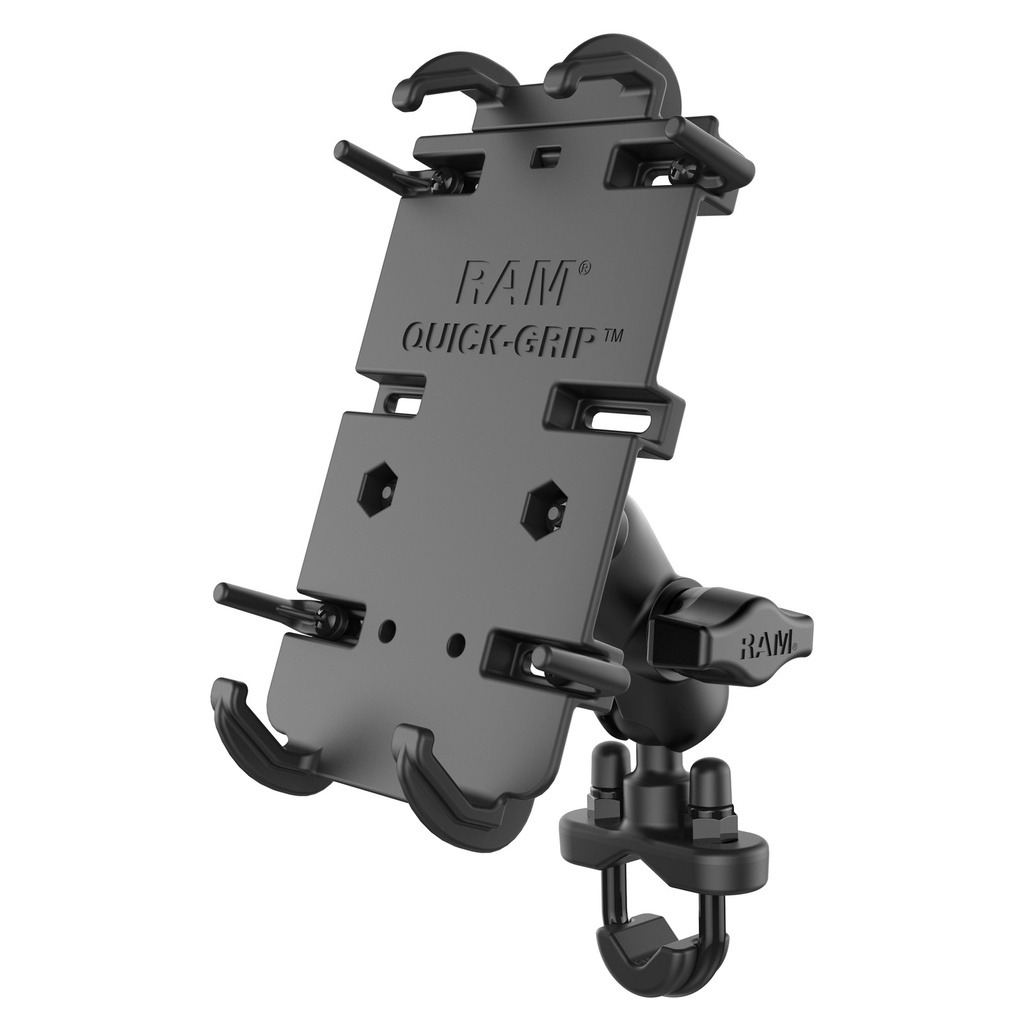 [RAM-B-149Z-A-PD4U] RAM Quick-Grip XL Phone Mount with Short Arm and U-Bolt Base