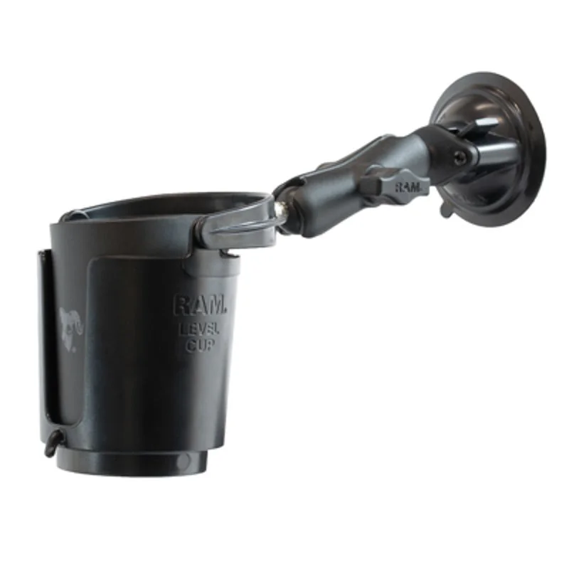 RAM Level Cup dryckeshållare 47cl med RAM Twist-Lock sugkoppsbas