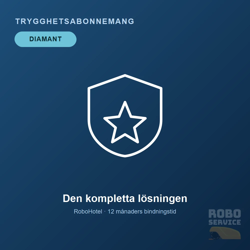 Trygghetsabonnemang Diamant – Årsvis (Slingrobot)