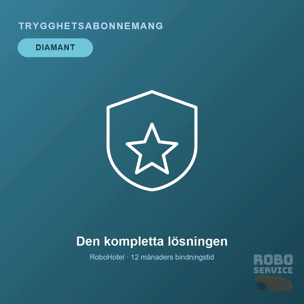 Trygghetsabonnemang Diamant – Årsvis (Slingrobot)